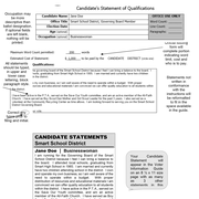 Candidate Statement Example Image
